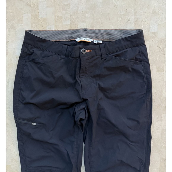 Orvis Women's Jackson Stretch Quick-Dry Capris Black Outdoor Hiking Size 6 - Picture 2 of 8